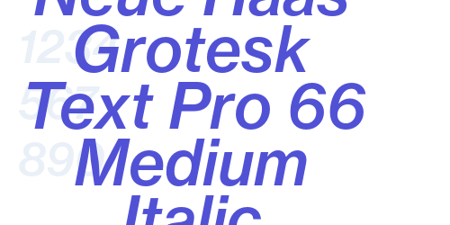 Neue Haas Grotesk Text Pro 66 Medium Italic-font-download