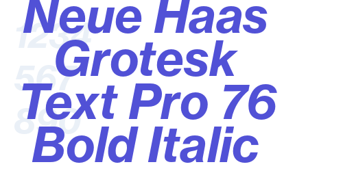 Neue Haas Grotesk Text Pro 76 Bold Italic-font-download