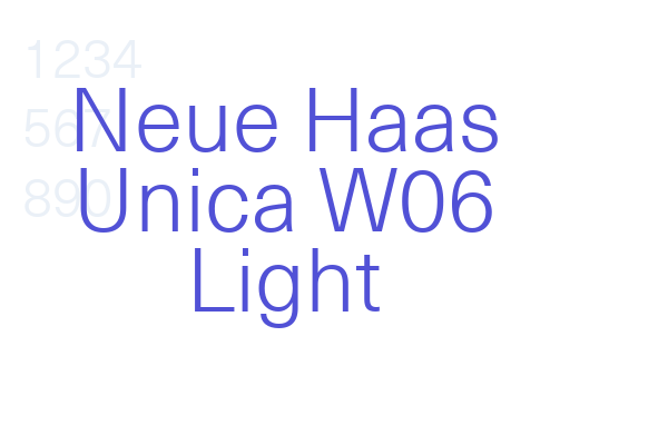 Neue Haas Unica W06 Light