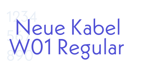 Neue Kabel W01 Regular-font-download