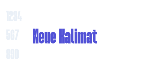 Neue Kalimat-font-download