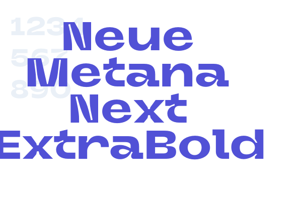 Neue Metana Next ExtraBold