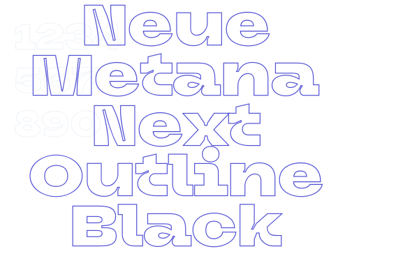 Neue Metana Next Outline Black