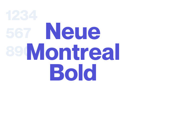 Neue Montreal Bold