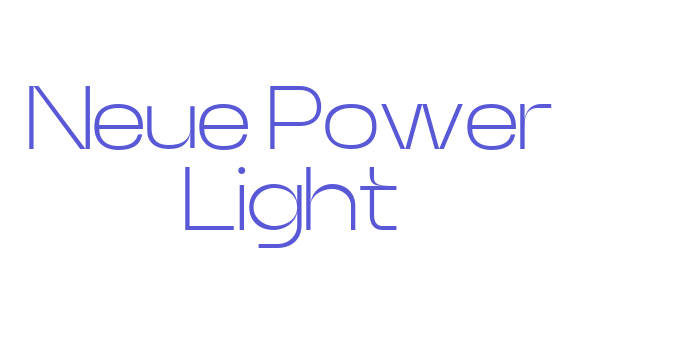 Neue Power Light Font Download