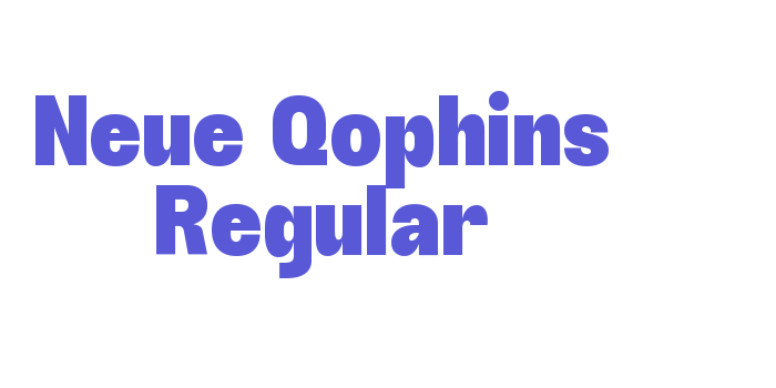 Neue Qophins Regular Font Download