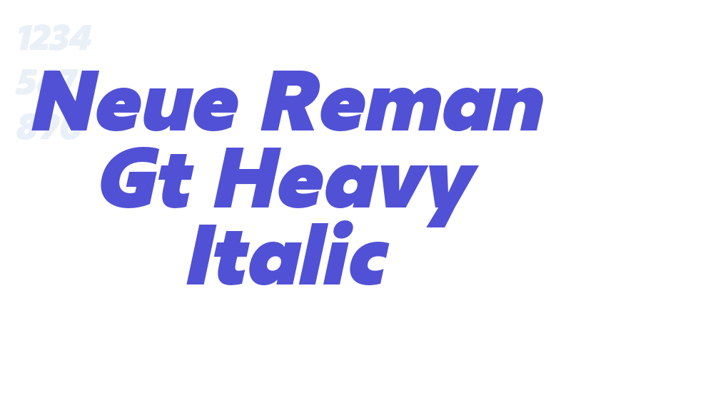 Neue Reman Gt Heavy Italic-font-download