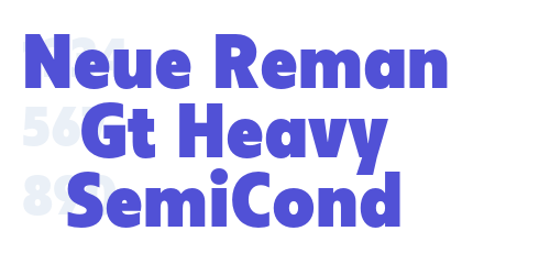 Neue Reman Gt Heavy SemiCond-font-download