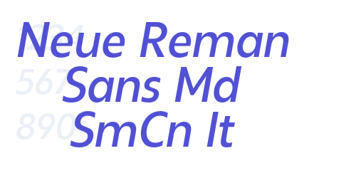 Neue Reman Sans Md SmCn It-font-download
