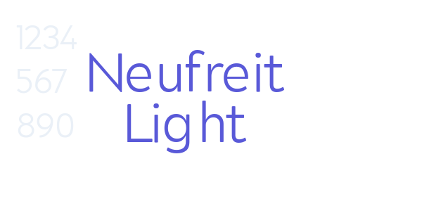 Neufreit Light font free