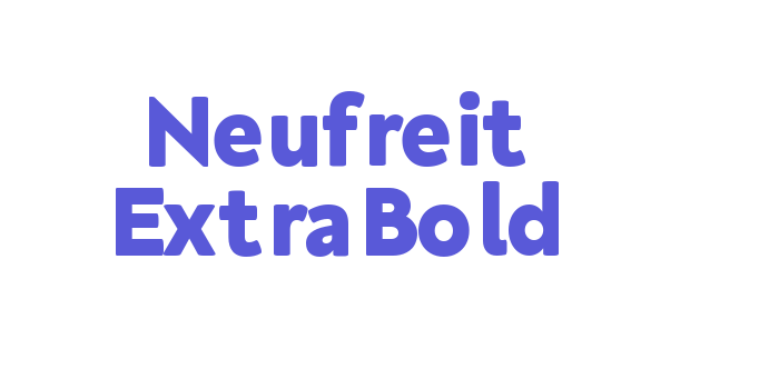 Neufreit ExtraBold Font Download