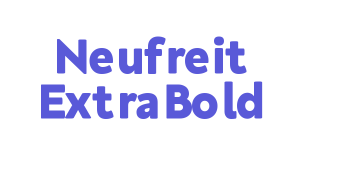 Neufreit ExtraBold Font