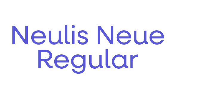 Neulis Neue Regular Font Download