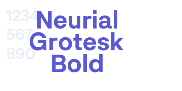 Neurial Grotesk Bold font free