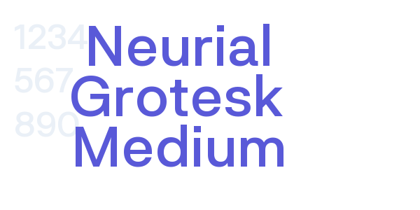 Neurial Grotesk Medium font free