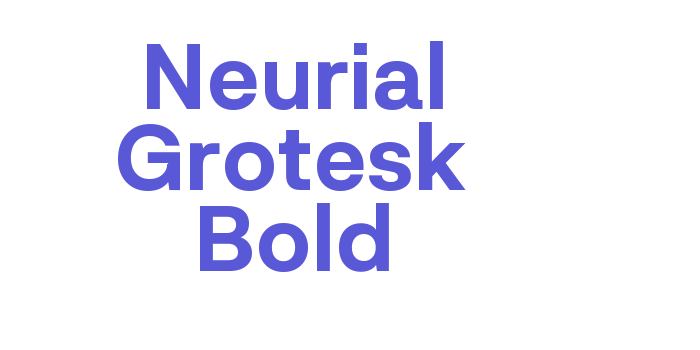 Neurial Grotesk Bold Font Download