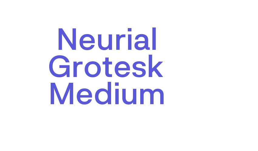 Neurial Grotesk Medium Font Download