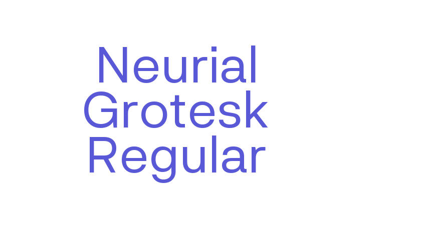 Neurial Grotesk Regular Font Download