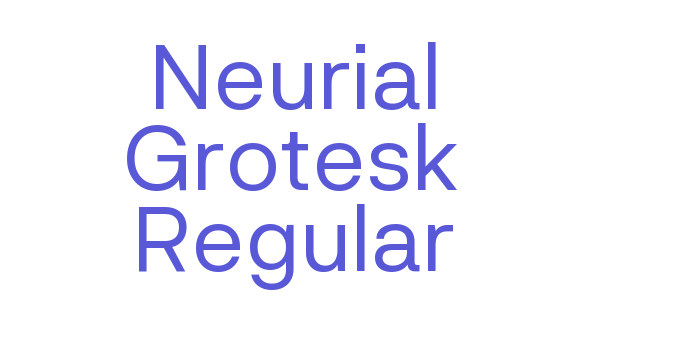 Neurial Grotesk Regular Font Download