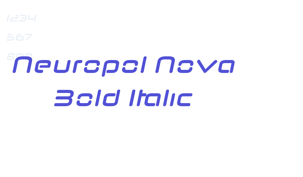 Neuropol Nova Bold Italic-font-download