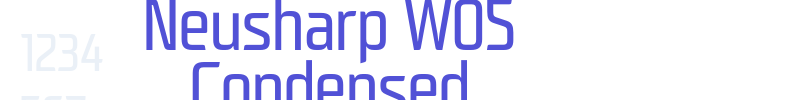 Neusharp W05 Condensed-font