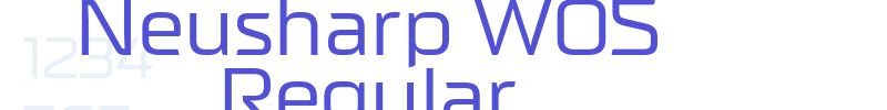 Neusharp W05 Regular-font