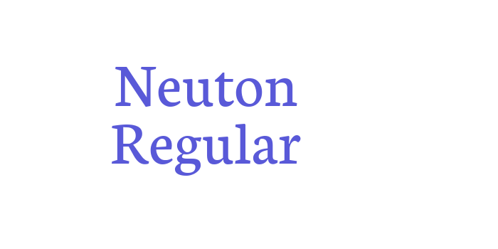 Neuton Regular Font Download