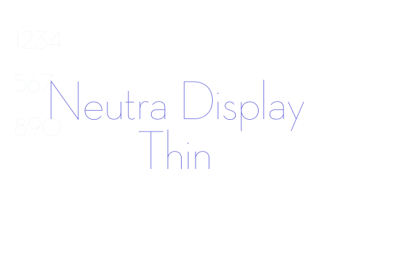 Neutra Display Thin
