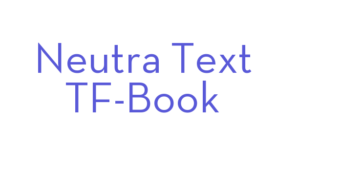 Neutra Text TF-Book Font Download