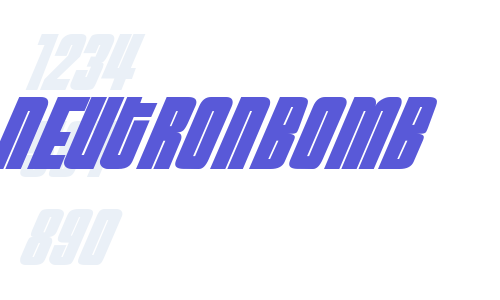 NeutronBomb Font Download