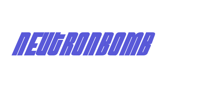 NeutronBomb Font