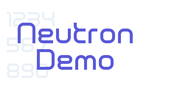 Neutron Demo Font