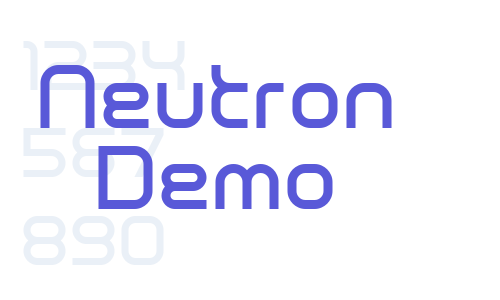 Neutron Demo Font Download