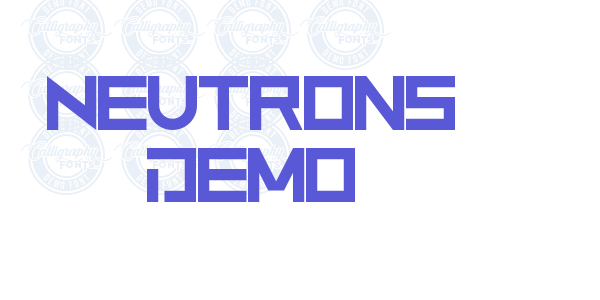 Neutrons Demo font free