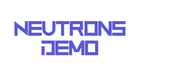 Neutrons Demo Font Download