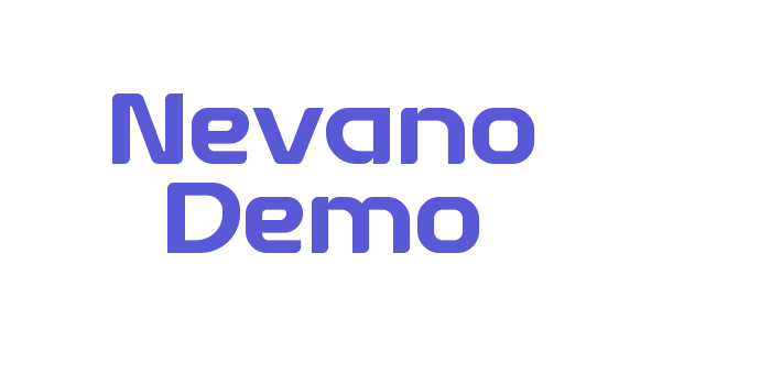 Nevano Demo Font Download