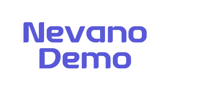 Nevano Demo Font