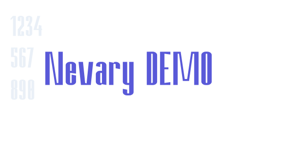 Nevary DEMO font free