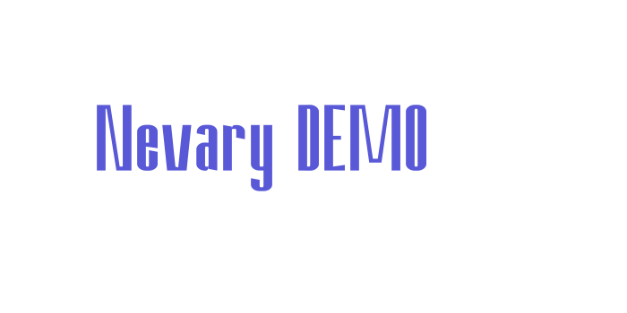 Nevary DEMO Font Download