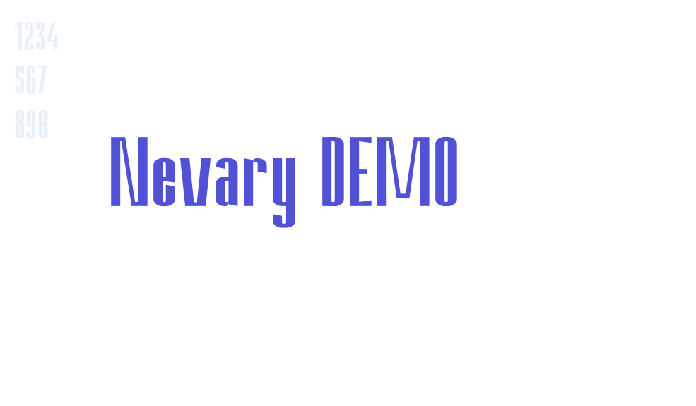 Nevary DEMO-font-download