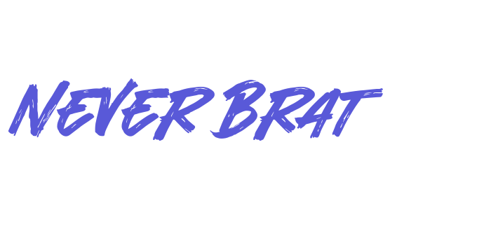 Never Brat Font