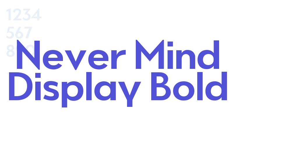 Never Mind Display Bold-font-download