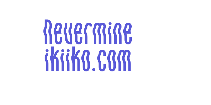 Nevermine ikiiko.com Font