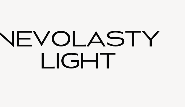 Nevolasty Light Font