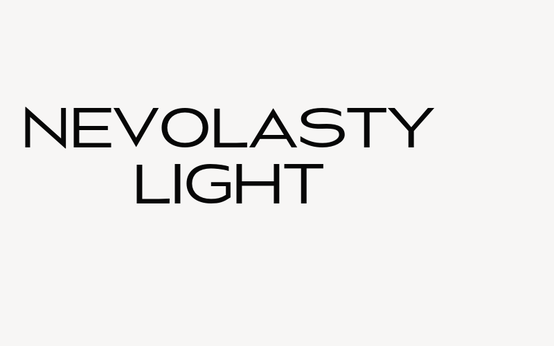 Nevolasty Light Font