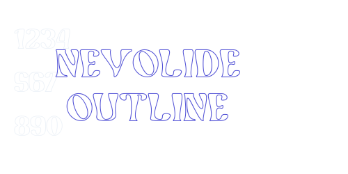 Nevolide Outline-font-download