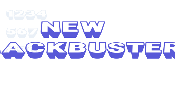 New Blackbuster font free