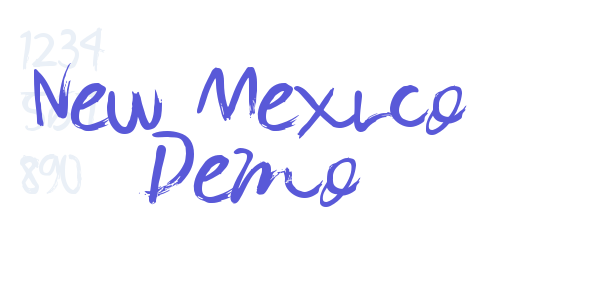 New Mexico Demo font free