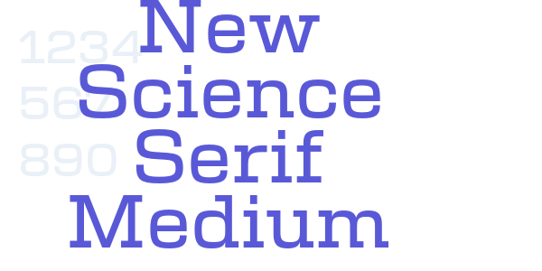 New Science Serif Medium font free