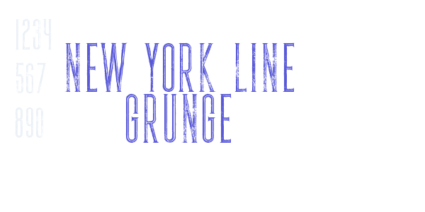 New York Line Grunge font